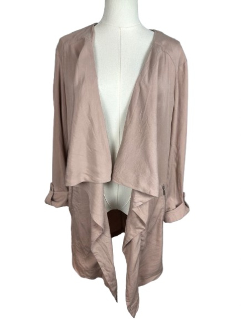 🌟SALE🌟 Eliane Rose Lightweight Open Front Cardigan in Soft Mauve